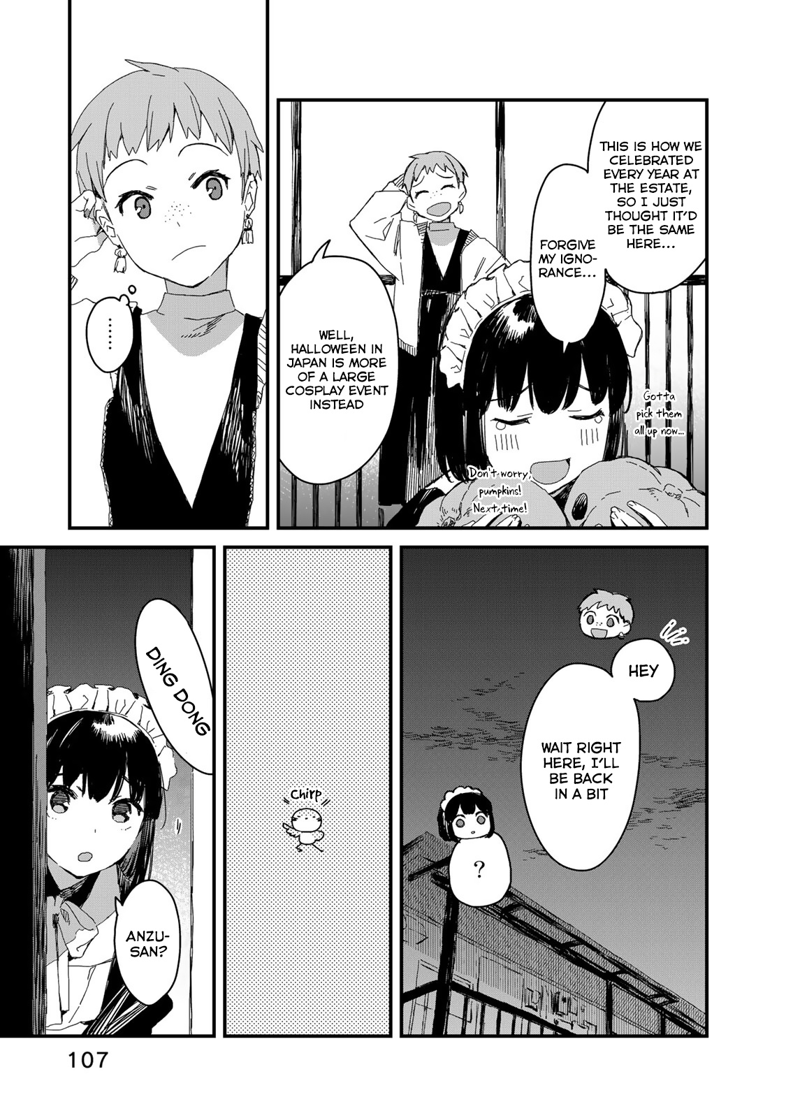 Maid-San Wa Taberu Dake - Vol.4 Chapter 38: Halloween