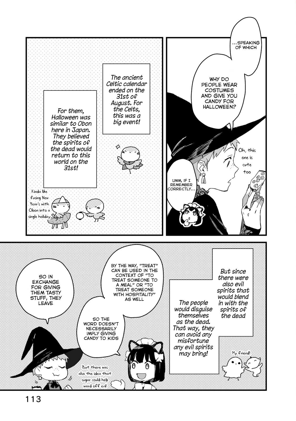 Maid-San Wa Taberu Dake - Vol.4 Chapter 38: Halloween