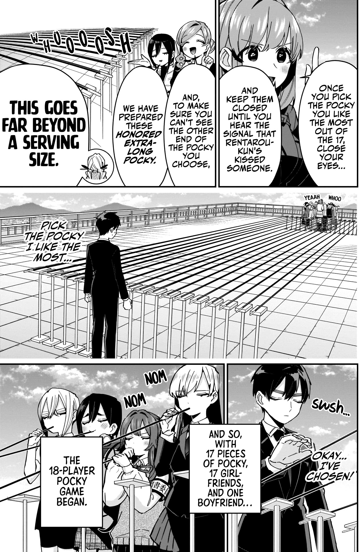 The 100 Girlfriends Who Really, Really, Really, Really, Really Love You - Chapter 86: Pocky Game Royale