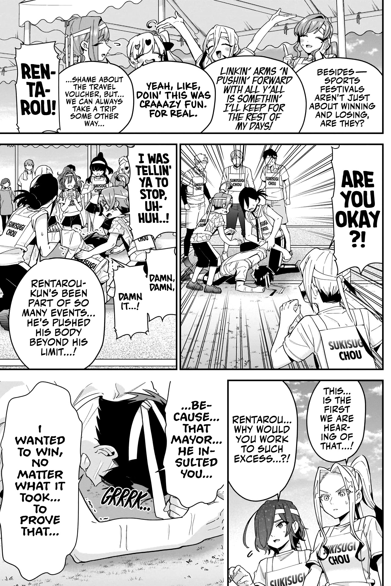 The 100 Girlfriends Who Really, Really, Really, Really, Really Love You - Chapter 98: Rentarou's Family Vs Kiraisugi's Athlete Corps