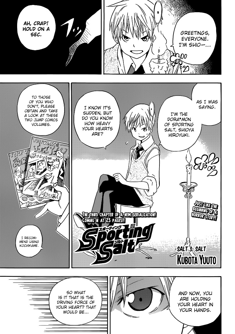 Sporting Salt - Chapter 3 : Salt