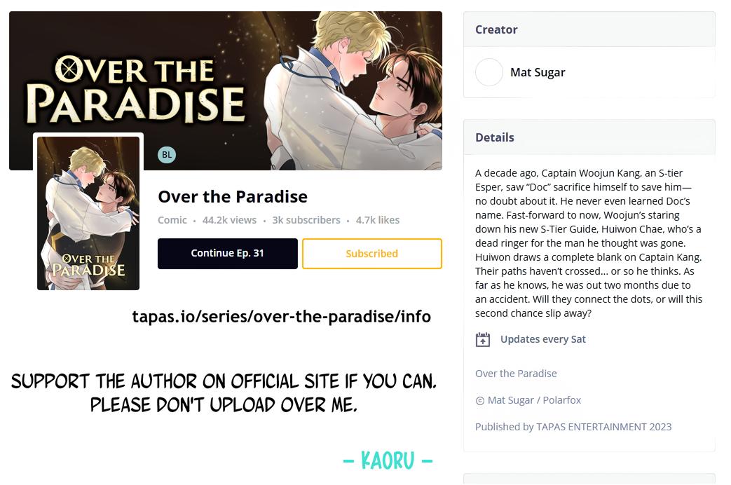 Over The Paradise - Chapter 33