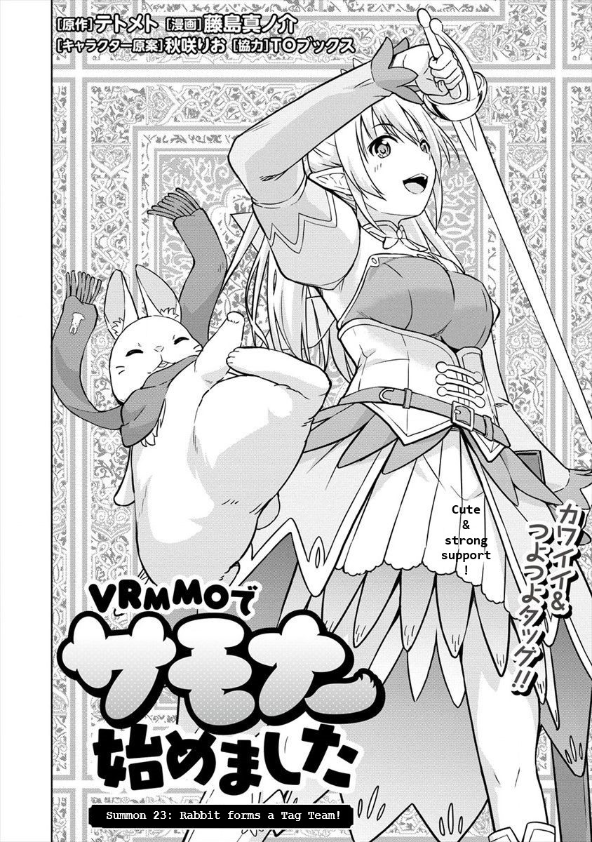 Vrmmo De Summoner Hajimemashita - Chapter 23: Rabbit Forms A Tag Team!