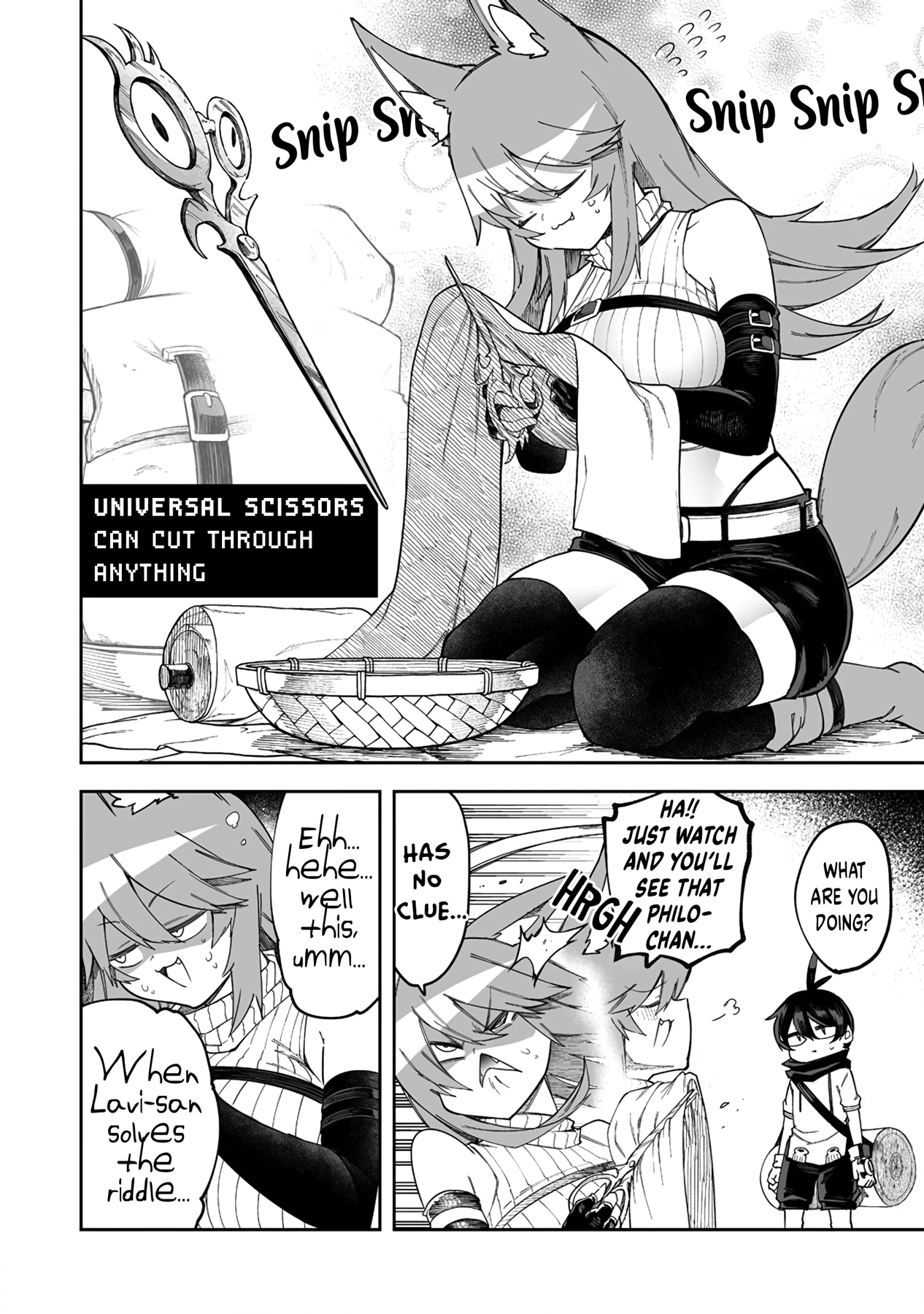 Shiboritoranaide, Onna Shounin-San - Vol.7 Chapter 39.1: Universal Scissors