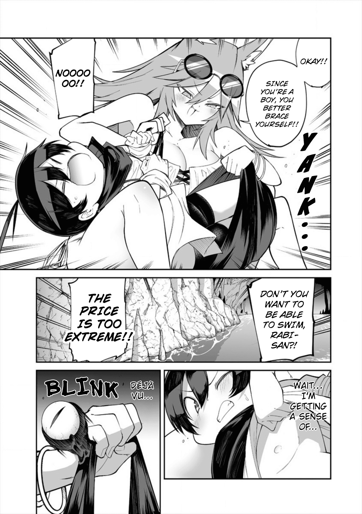 Shiboritoranaide, Onna Shounin-San - Chapter 10.1: Safety Swimsuit Part 1