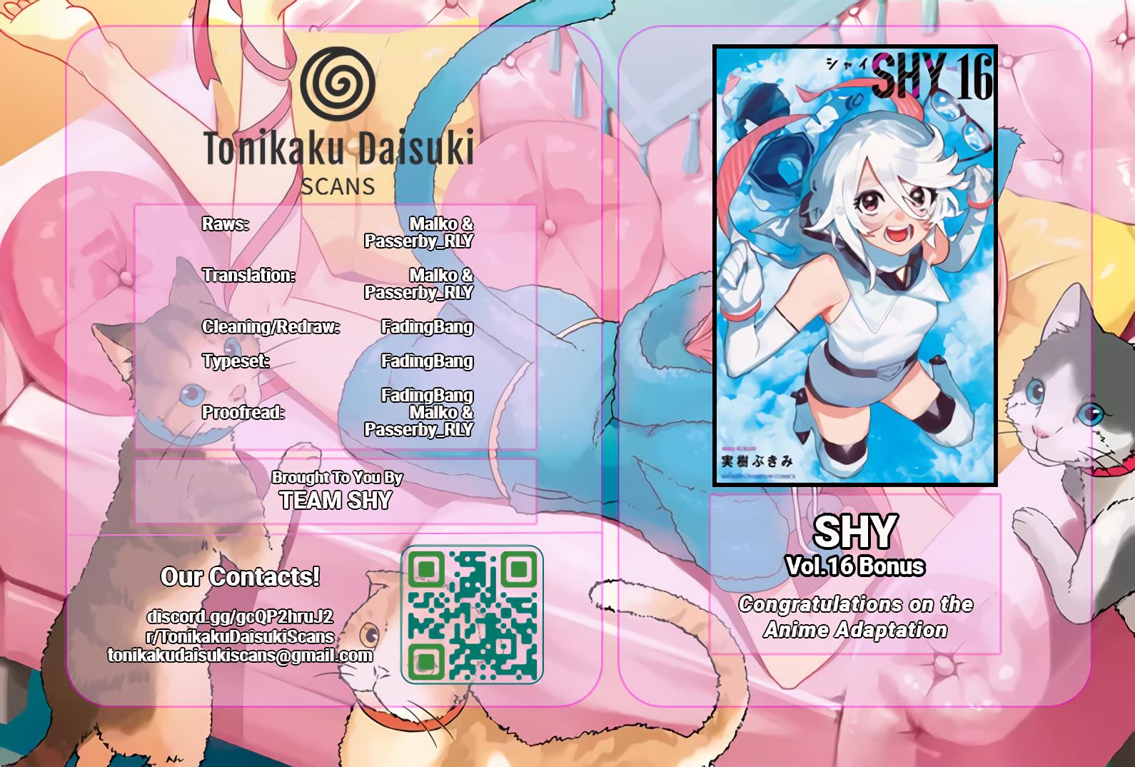 Shy - Vol.16 Chapter 140.5: [Bonus] Congratulations On The Anime Adaptation!