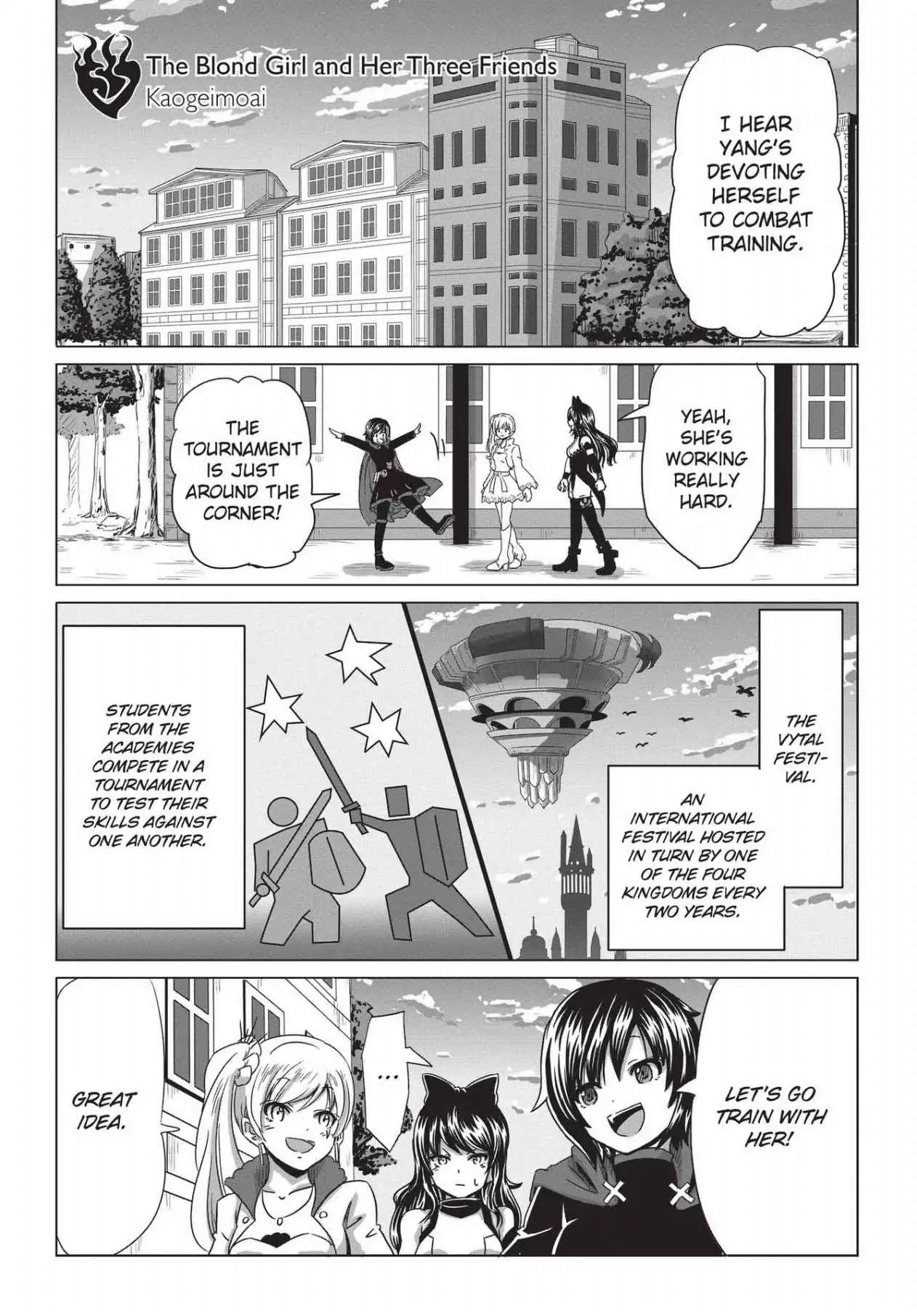 Rwby: Official Manga Anthology - Vol.4 The Blonde Girl And Her Three Friends