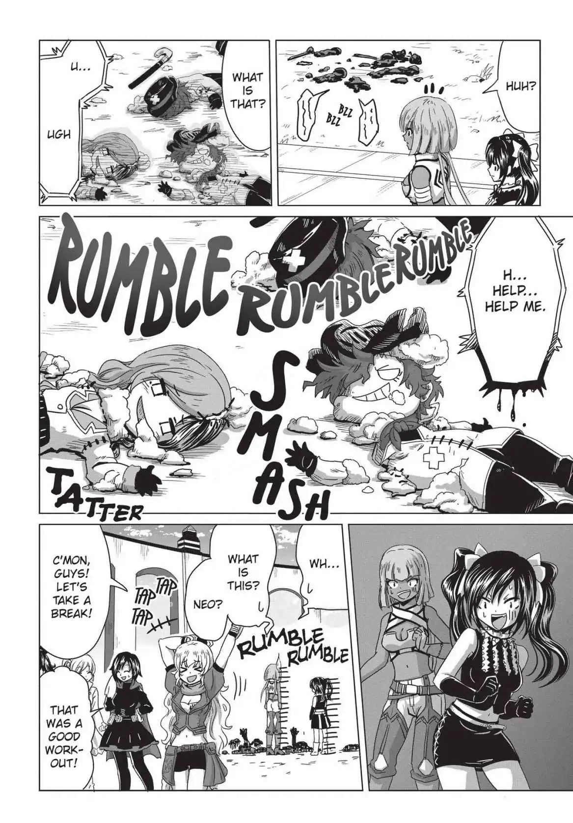 Rwby: Official Manga Anthology - Vol.4 The Blonde Girl And Her Three Friends