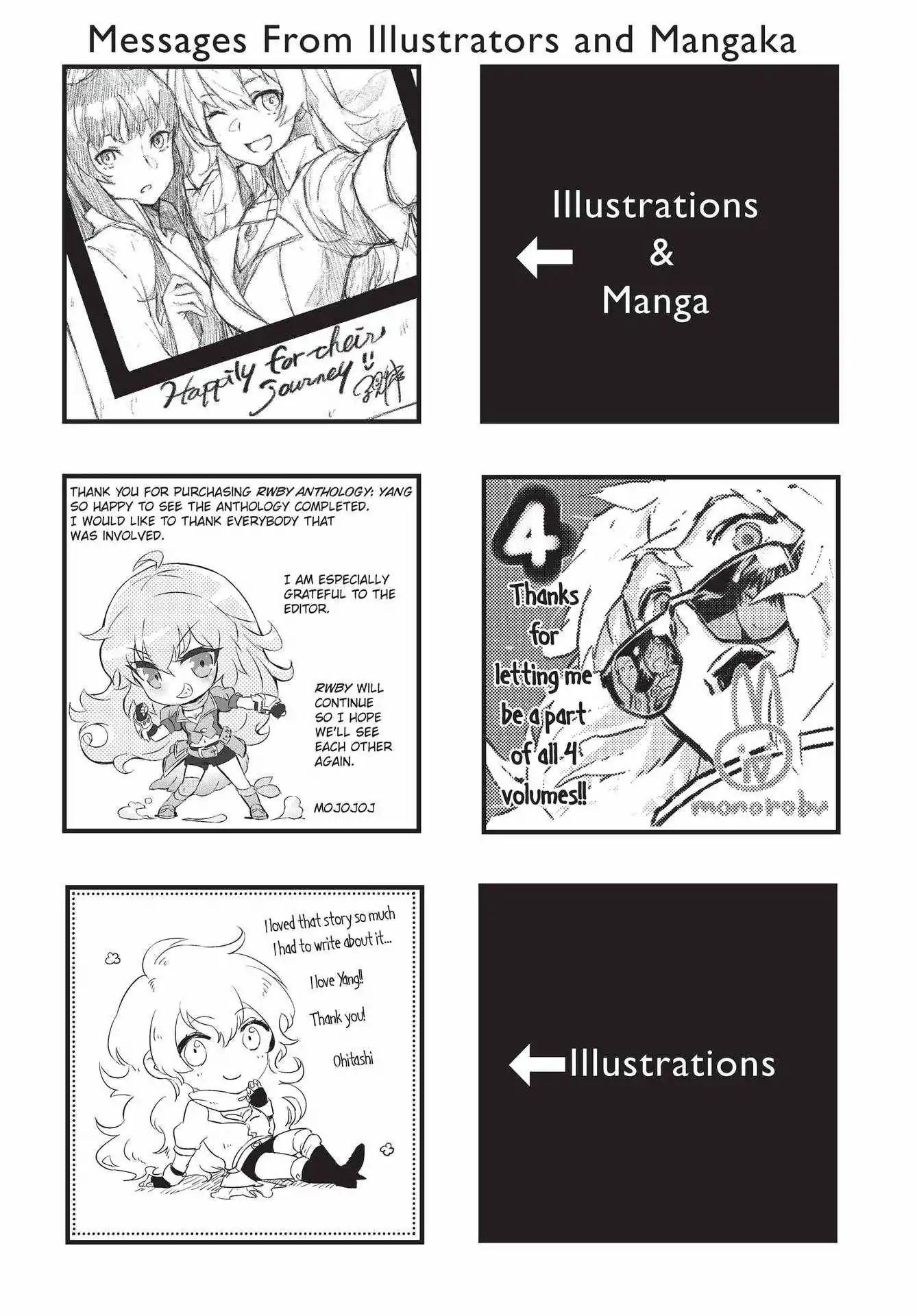 Rwby: Official Manga Anthology - Vol.4 Author Commentary