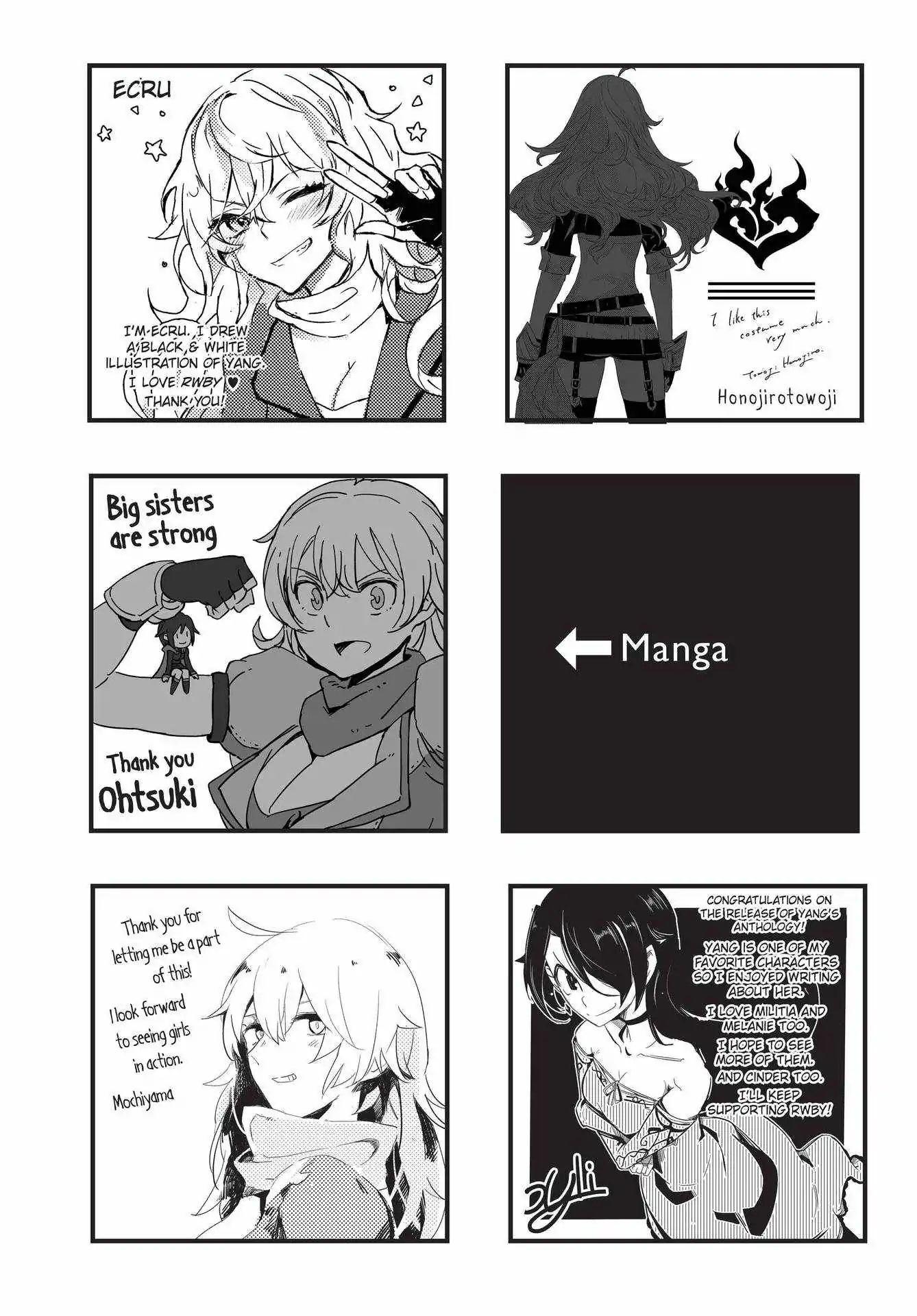 Rwby: Official Manga Anthology - Vol.4 Author Commentary