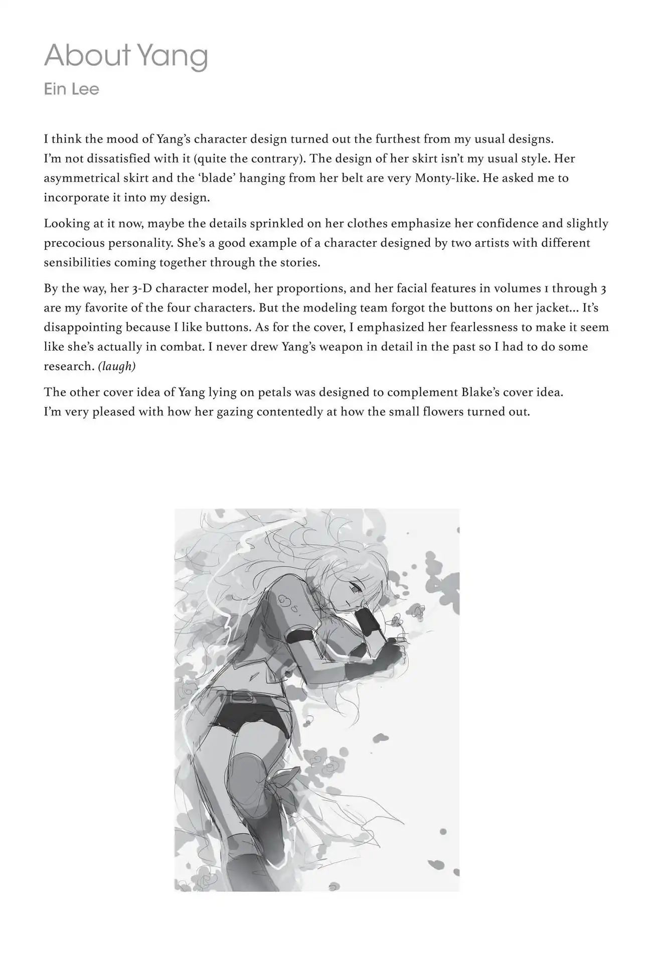 Rwby: Official Manga Anthology - Vol.4 Message From Ein Lee