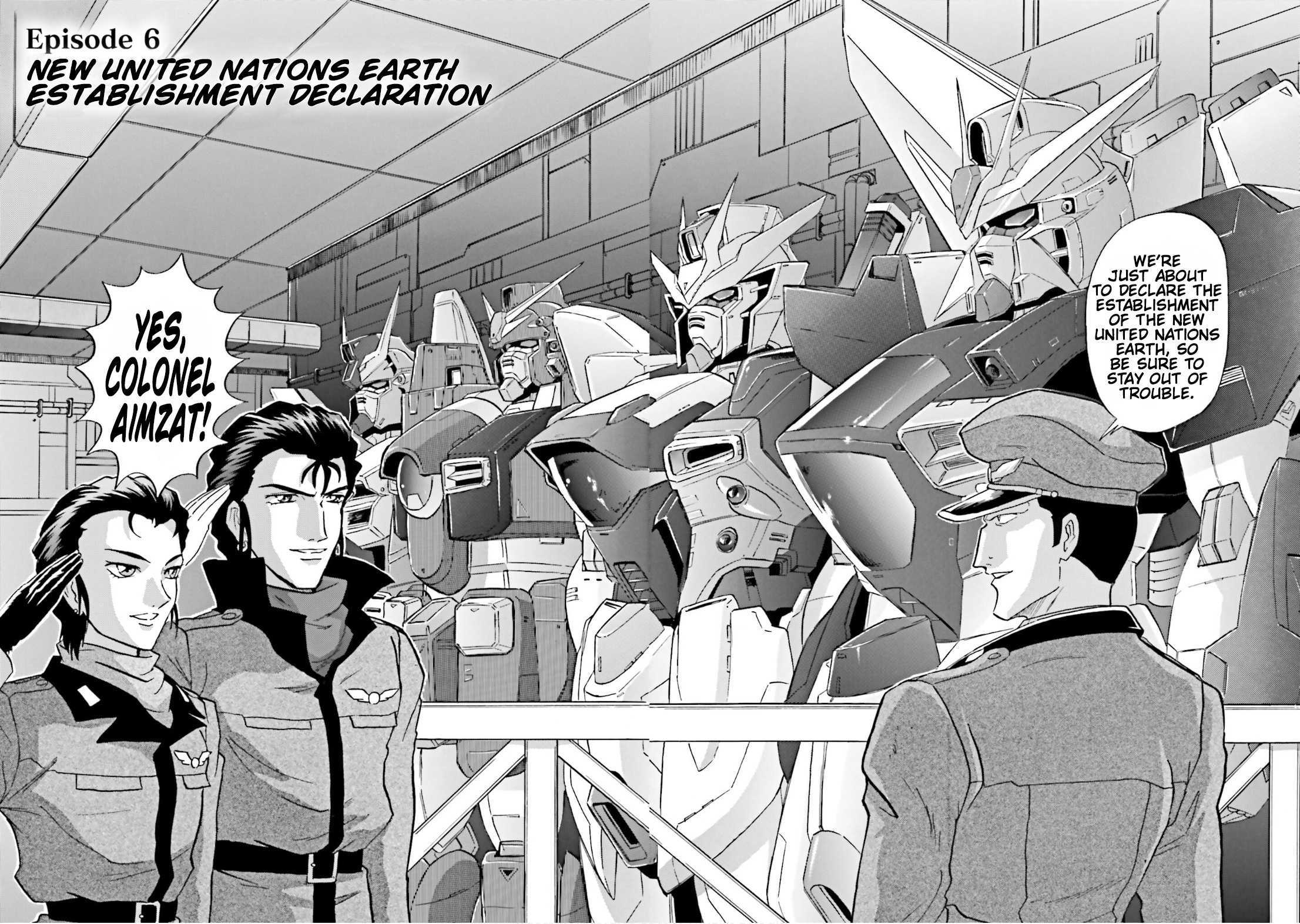 After War Gundam X Re:master Edition - Vol.2 Chapter 6: New United Nations Earth Establishment Declaration