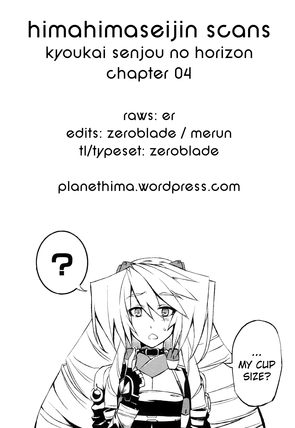 Kyoukai Senjou No Horizon - Vol.1 Chapter 4