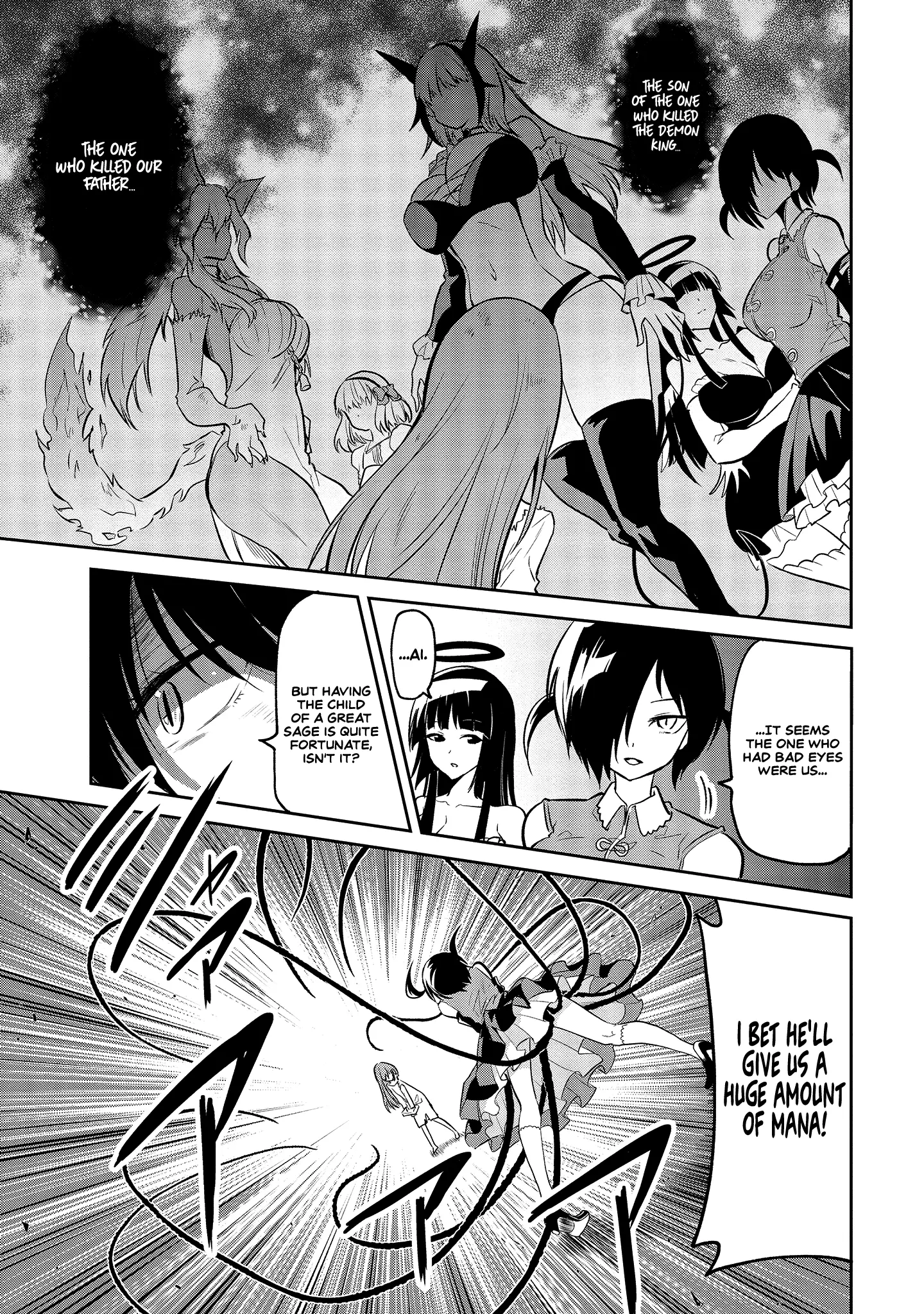 Maou No Musume-Tachi To Maguwaeba Tsuyoku Narerutte Hontou Desuka? - Vol.1 Chapter 1