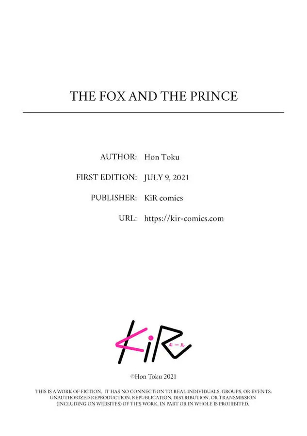 The Fox And The Prince - Chapter 1