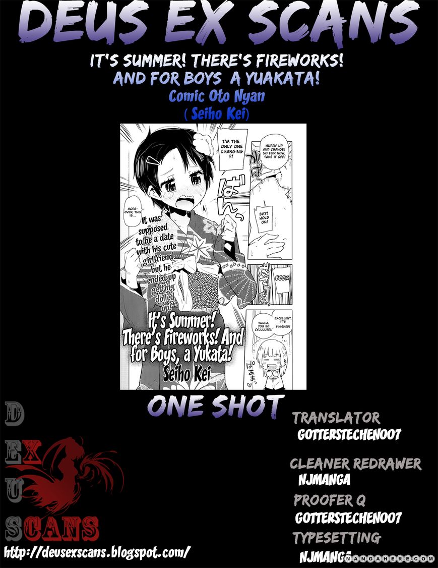 It's Summer! There's Fireworks! And For Boys, A Yuakata! - Chapter 001