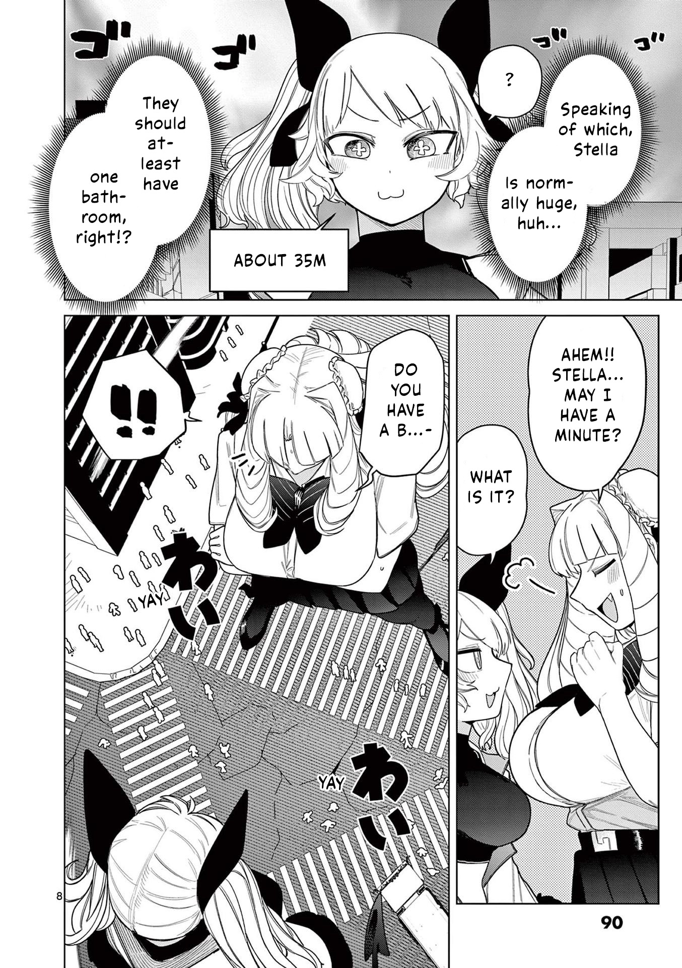 Giant Ojou-Sama - Vol.6 Chapter 50: Crisis! Approaching Toilet Limit Desu Wa!