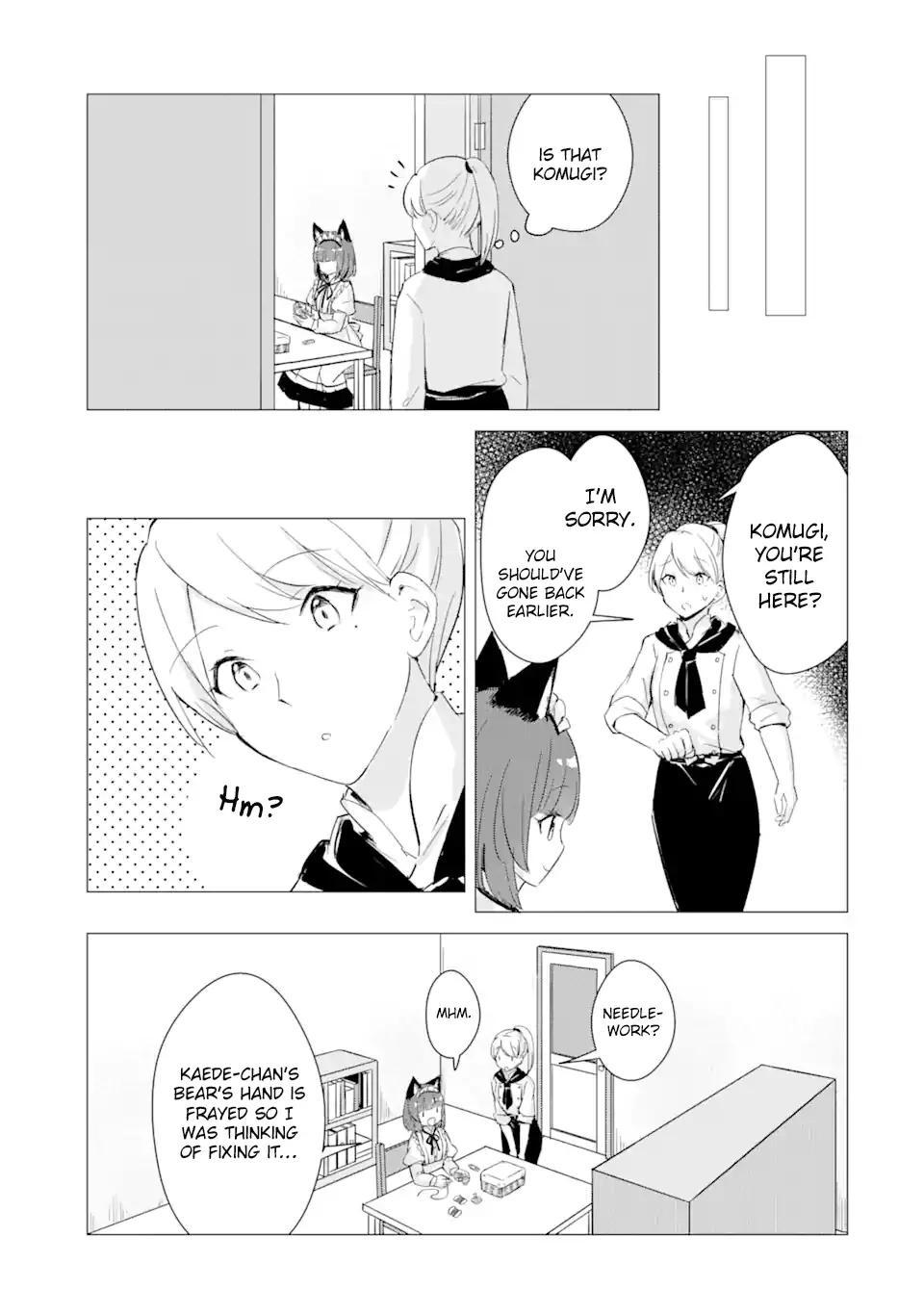 Komugi Ga Jiman No Panya-San - Vol.1 Chapter 4: Komugi Does Needlework