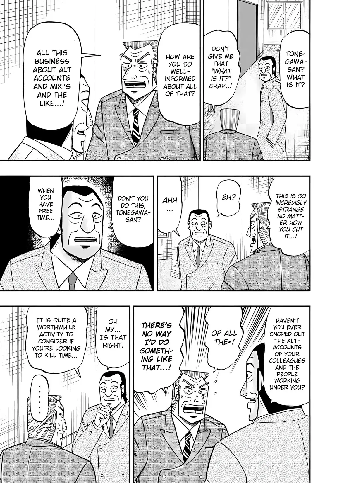 Chuukan Kanriroku Tonegawa - Vol.10 Chapter 70: Alt Account