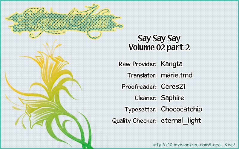 Say Say Say (Hwang Mi Ri) - Vol.2 Chapter 7 V2