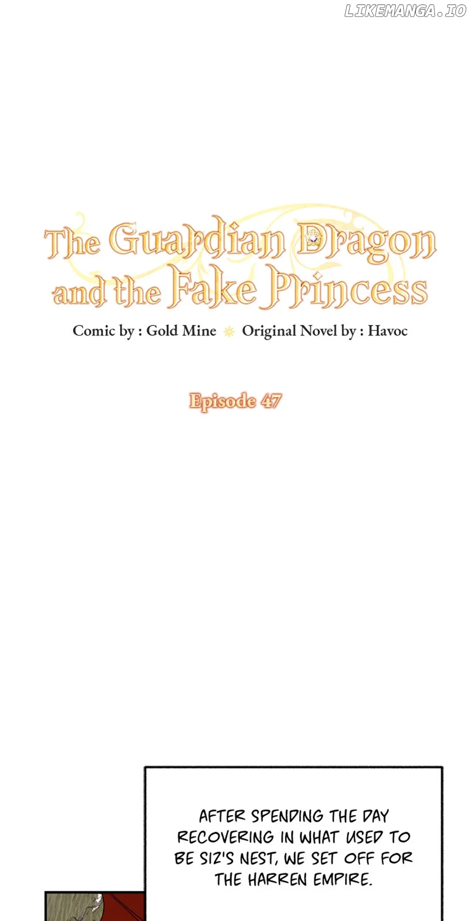 The Guardian Dragon And The Fake Princess - Chapter 47