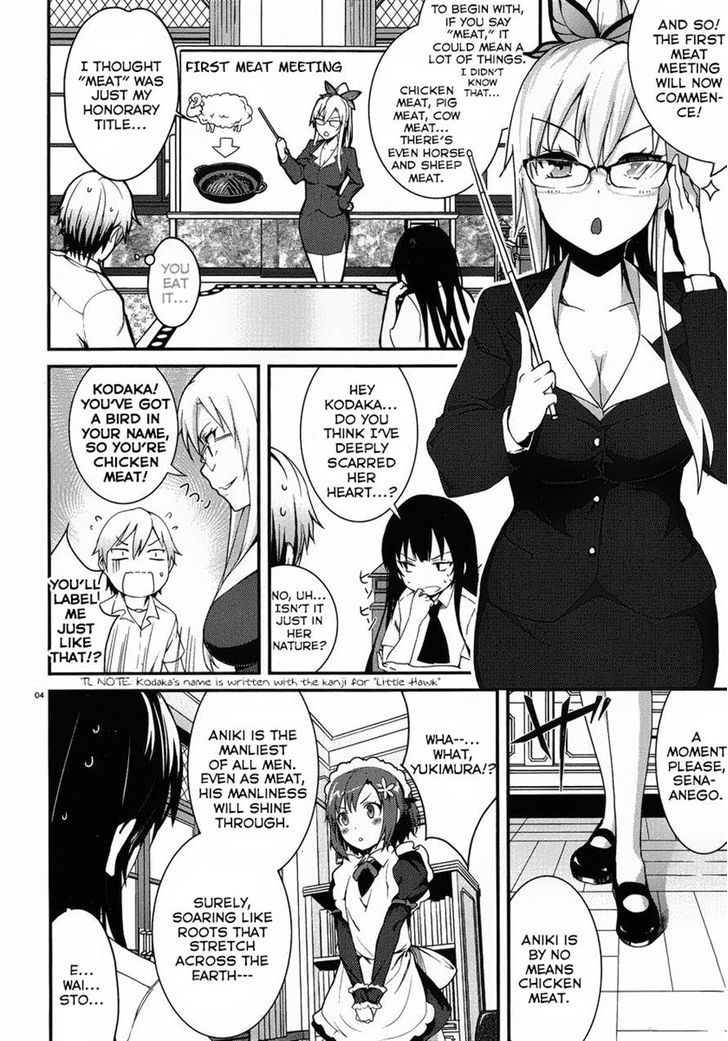 Boku Wa Tomodachi Ga Sukunai Shobon! - Chapter 2 : We Think, Therefore We Are Meat Ε==(O･Ω･)O