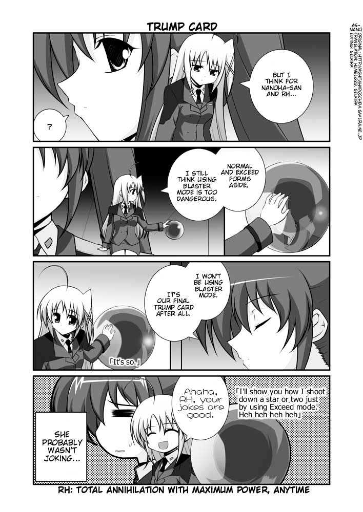 Mahou Shoujo Lyrical Nanoha Strikers The Comics - Chapter 11.2 : Omake (Part 2)