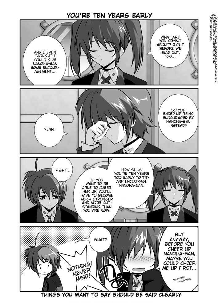 Mahou Shoujo Lyrical Nanoha Strikers The Comics - Chapter 11.2 : Omake (Part 2)