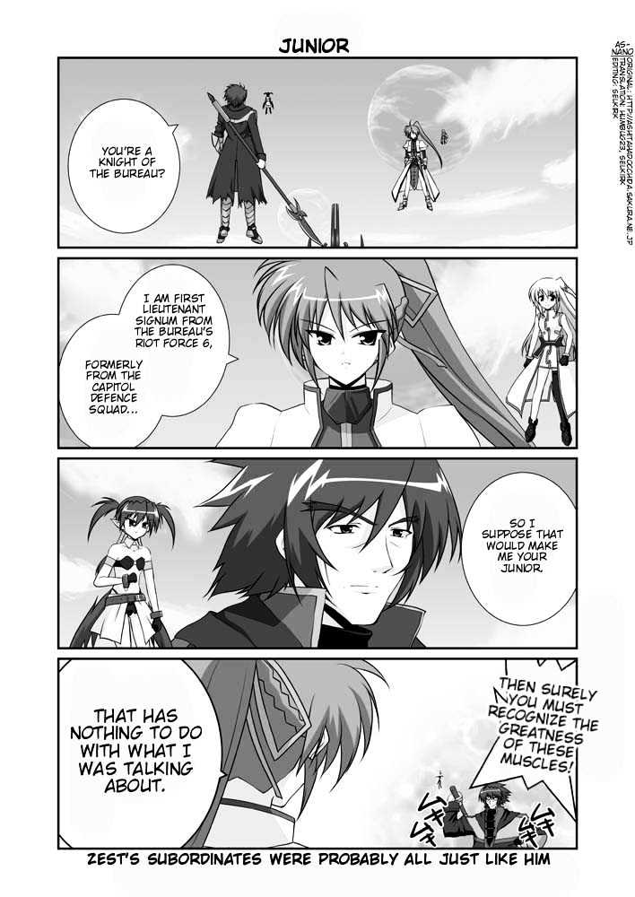 Mahou Shoujo Lyrical Nanoha Strikers The Comics - Chapter 11.2 : Omake (Part 2)