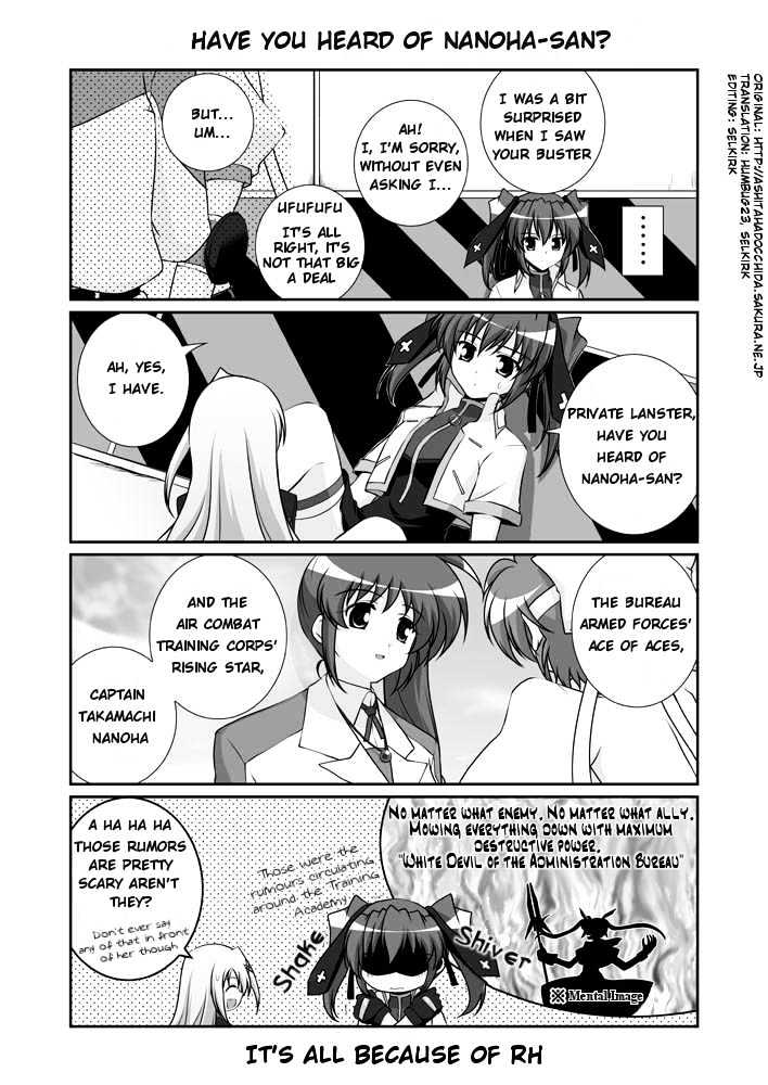 Mahou Shoujo Lyrical Nanoha Strikers The Comics - Chapter 11.1 : Omake (Part 1)