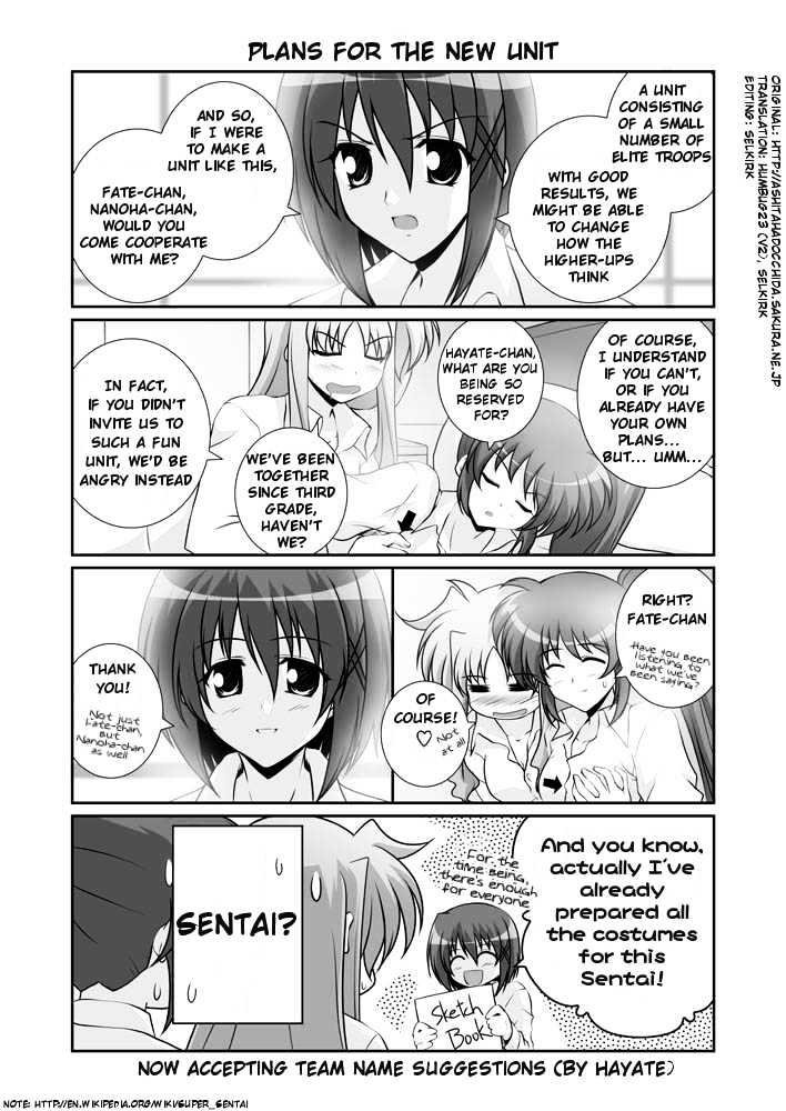 Mahou Shoujo Lyrical Nanoha Strikers The Comics - Chapter 11.1 : Omake (Part 1)