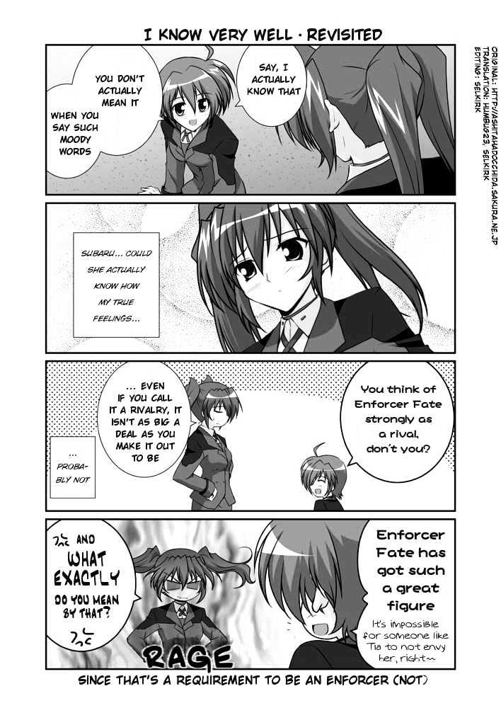 Mahou Shoujo Lyrical Nanoha Strikers The Comics - Chapter 11.1 : Omake (Part 1)