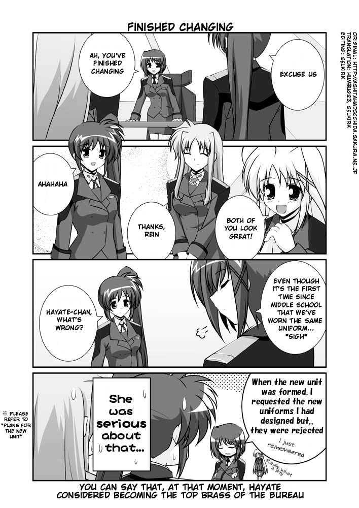 Mahou Shoujo Lyrical Nanoha Strikers The Comics - Chapter 11.1 : Omake (Part 1)