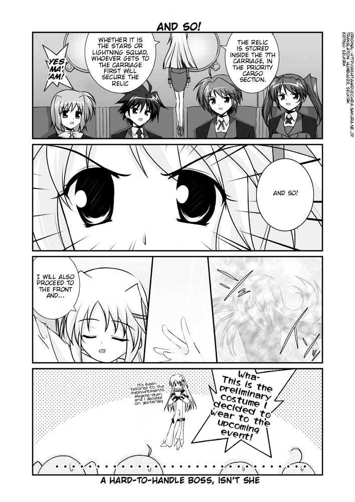 Mahou Shoujo Lyrical Nanoha Strikers The Comics - Chapter 11.1 : Omake (Part 1)