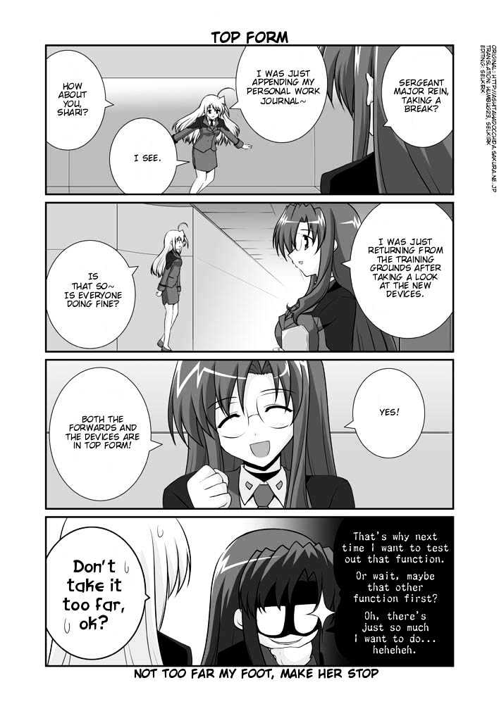 Mahou Shoujo Lyrical Nanoha Strikers The Comics - Chapter 11.1 : Omake (Part 1)