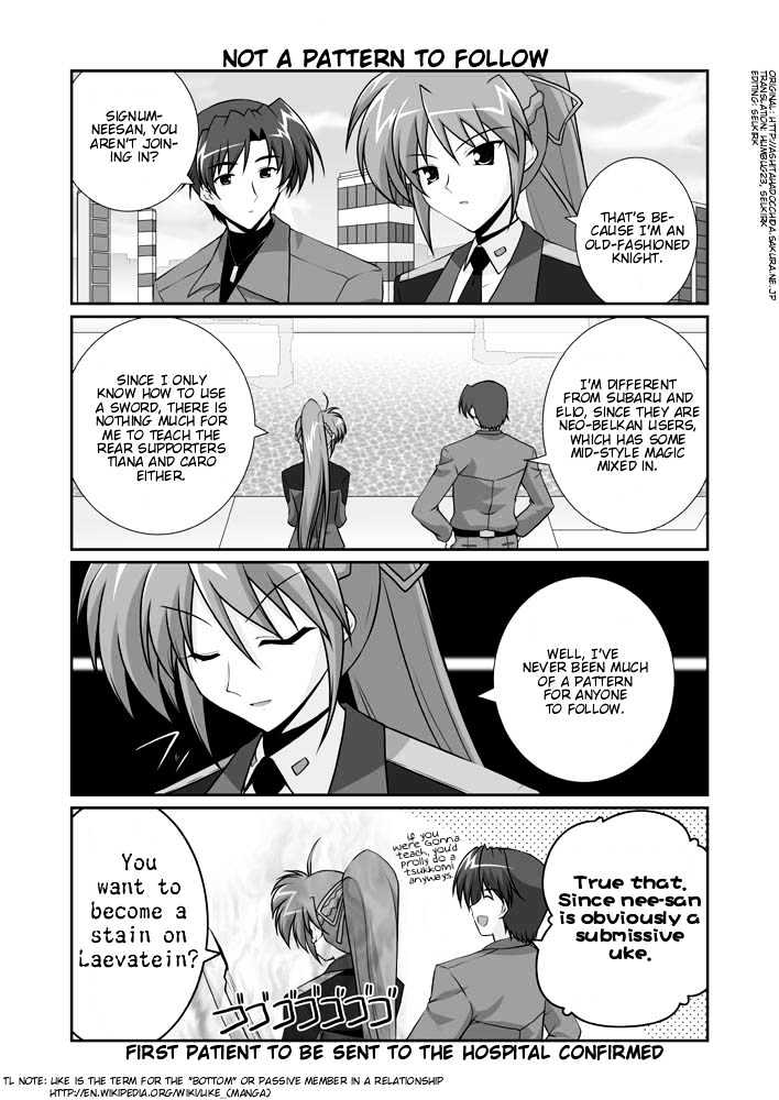 Mahou Shoujo Lyrical Nanoha Strikers The Comics - Chapter 11.1 : Omake (Part 1)