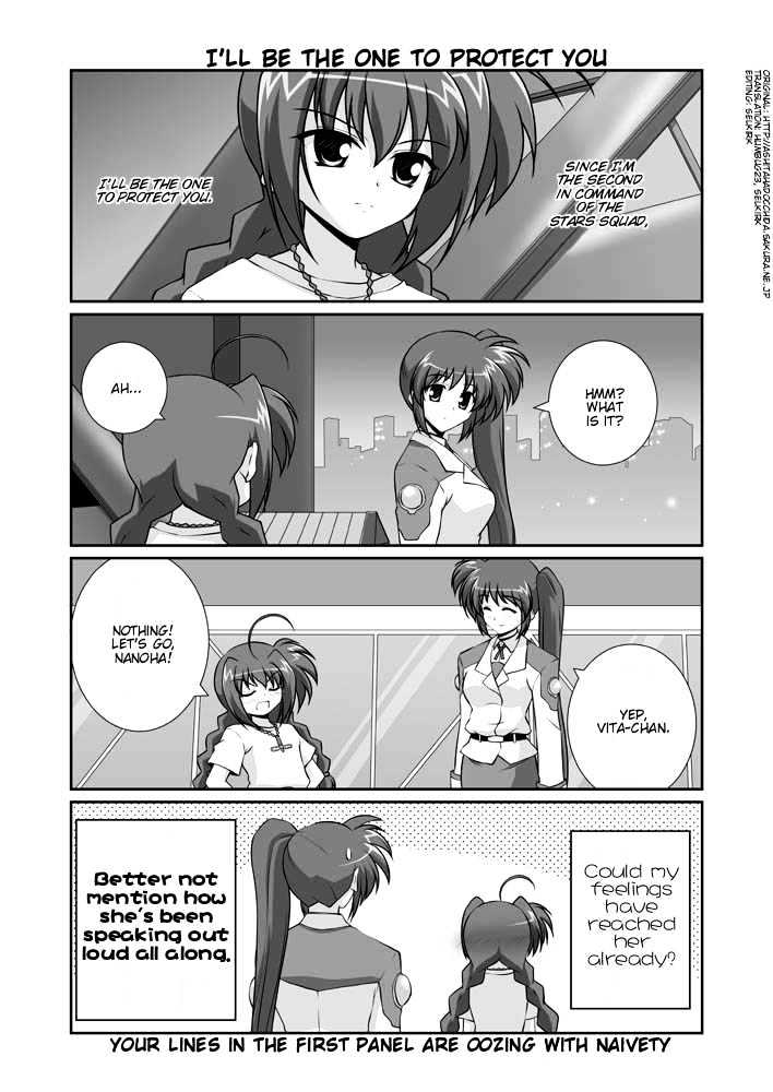 Mahou Shoujo Lyrical Nanoha Strikers The Comics - Chapter 11.1 : Omake (Part 1)