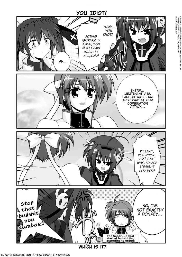 Mahou Shoujo Lyrical Nanoha Strikers The Comics - Chapter 11.1 : Omake (Part 1)