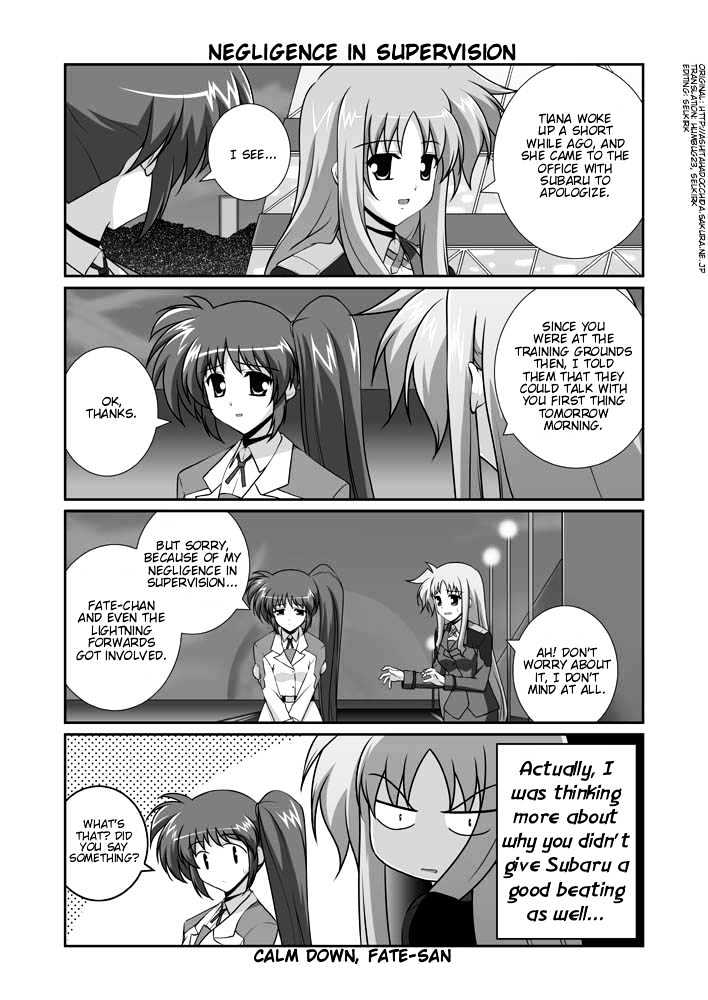 Mahou Shoujo Lyrical Nanoha Strikers The Comics - Chapter 11.1 : Omake (Part 1)