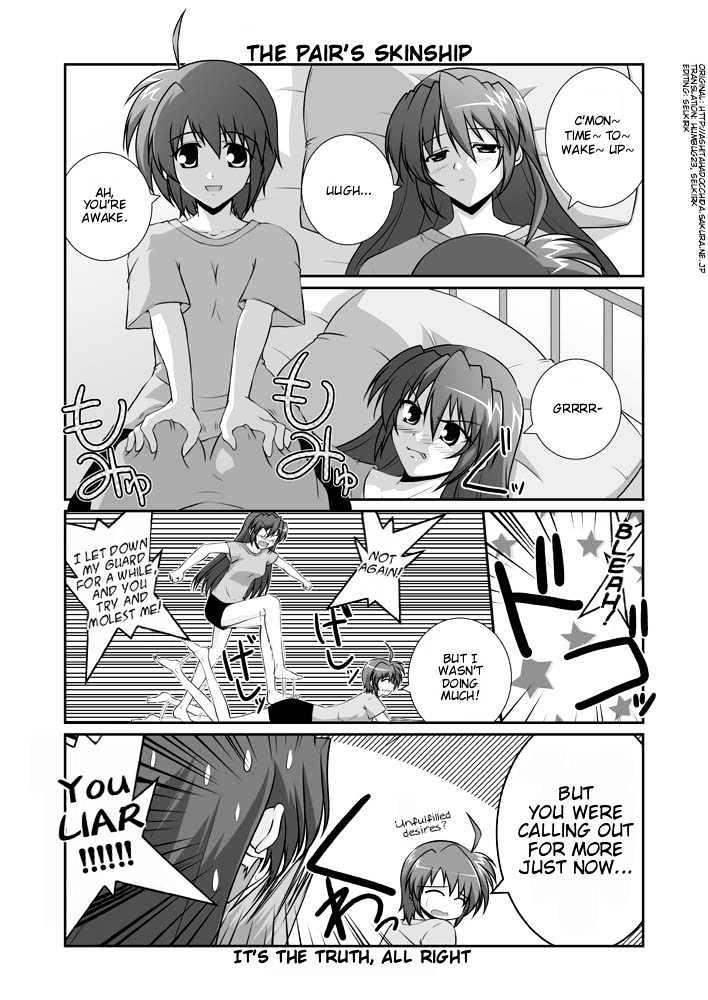 Mahou Shoujo Lyrical Nanoha Strikers The Comics - Chapter 11.1 : Omake (Part 1)