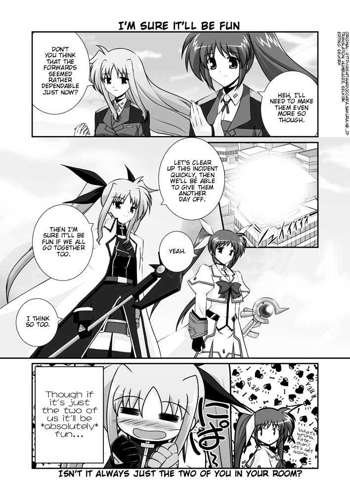 Mahou Shoujo Lyrical Nanoha Strikers The Comics - Chapter 11.1 : Omake (Part 1)