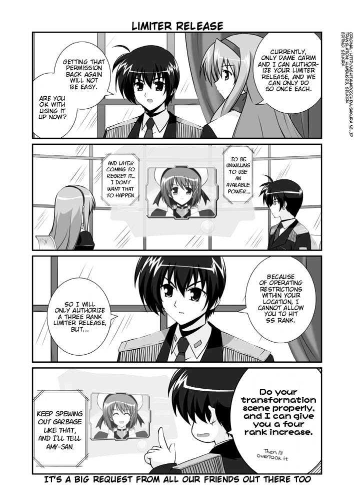 Mahou Shoujo Lyrical Nanoha Strikers The Comics - Chapter 11.1 : Omake (Part 1)