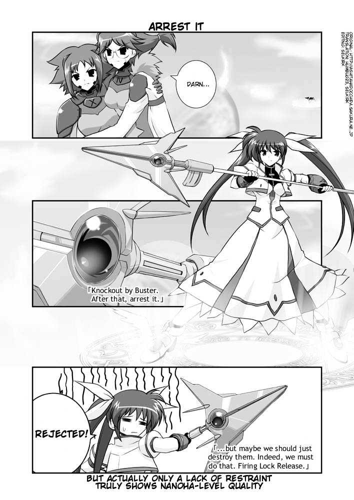 Mahou Shoujo Lyrical Nanoha Strikers The Comics - Chapter 11.1 : Omake (Part 1)