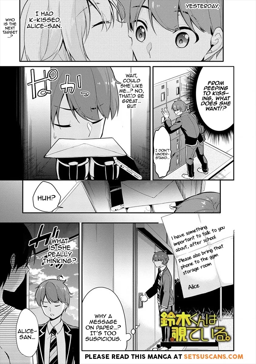 Suzuki-Kun Is Peeping. - Chapter 4