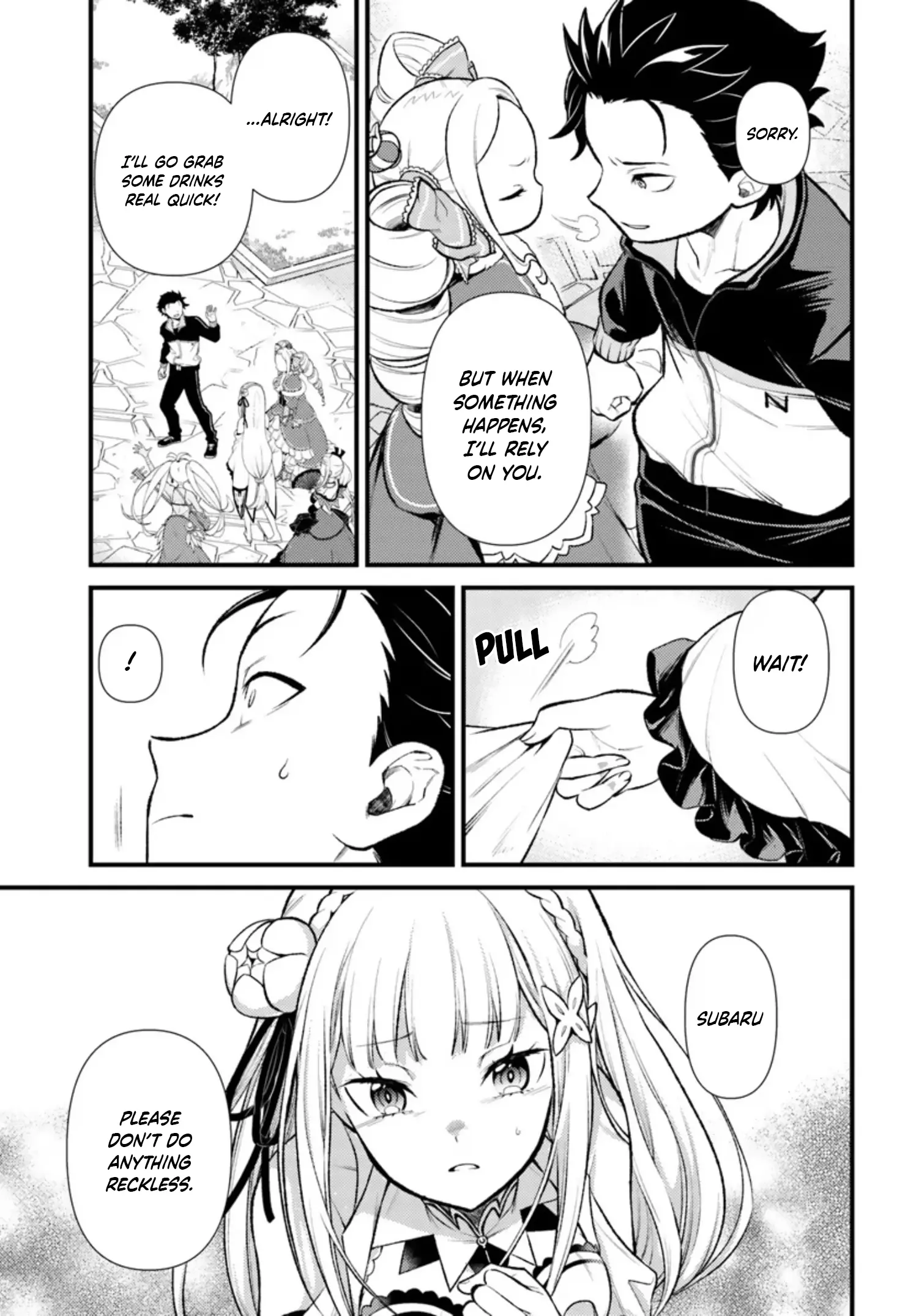 Re:zero Kara Hajimeru Isekai Seikatsu - Daigoshou - Mizu No Miyako To Eiyuu No Uta - Chapter 8.1: Terror