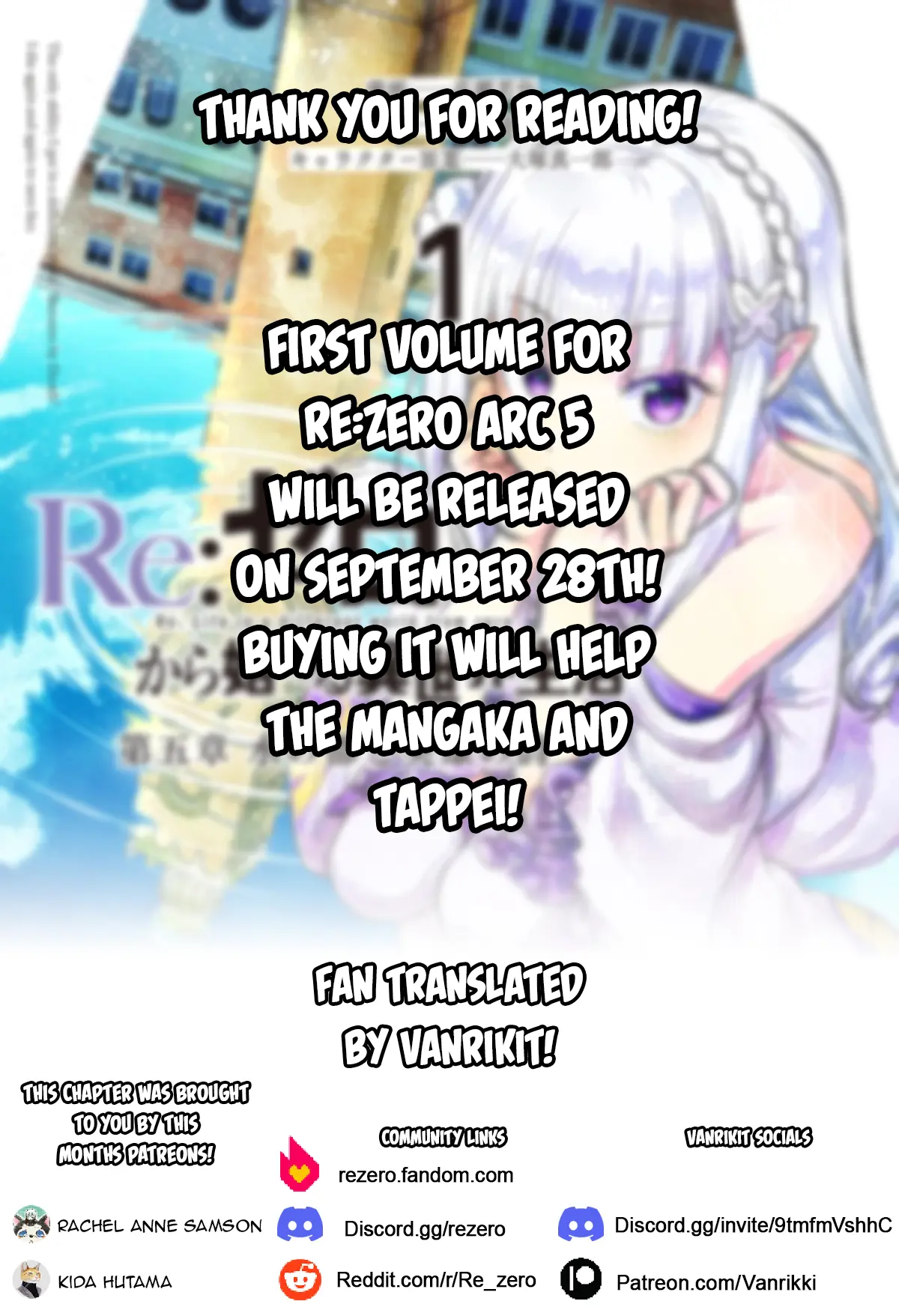 Re:zero Kara Hajimeru Isekai Seikatsu - Daigoshou - Mizu No Miyako To Eiyuu No Uta - Chapter 8.1: Terror