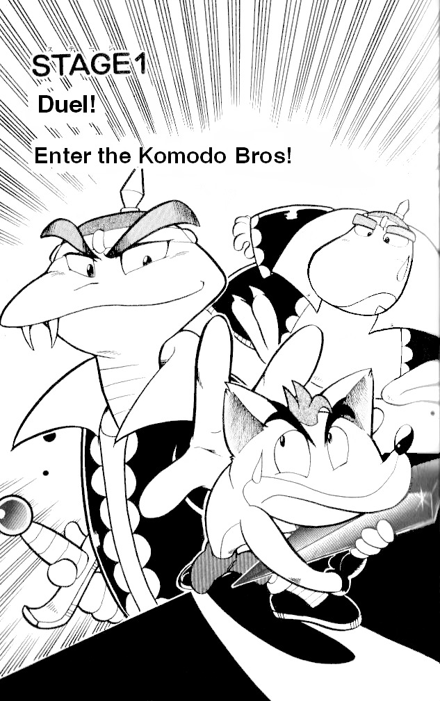 Crash Bandicoot: Dance! De Jump! Na Daibouken - Vol.2 Chapter 8 : Duel! Enter The Komodo Bros!