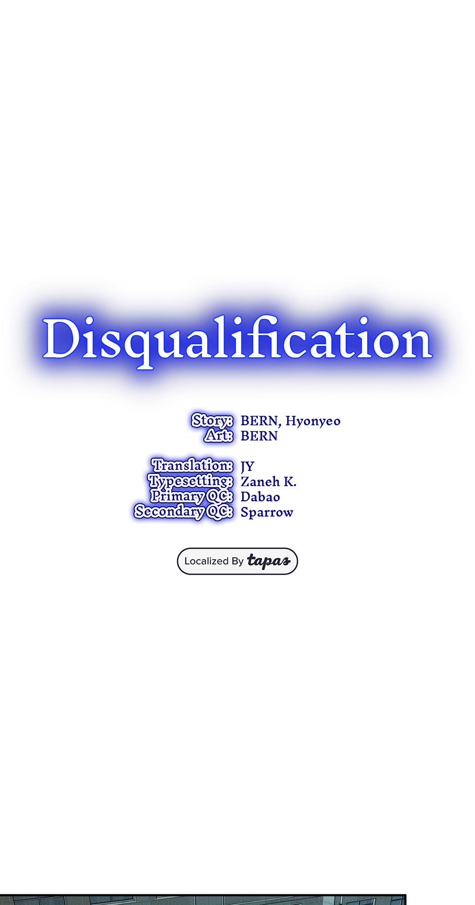 Reasons For Disqualification - Chapter 25