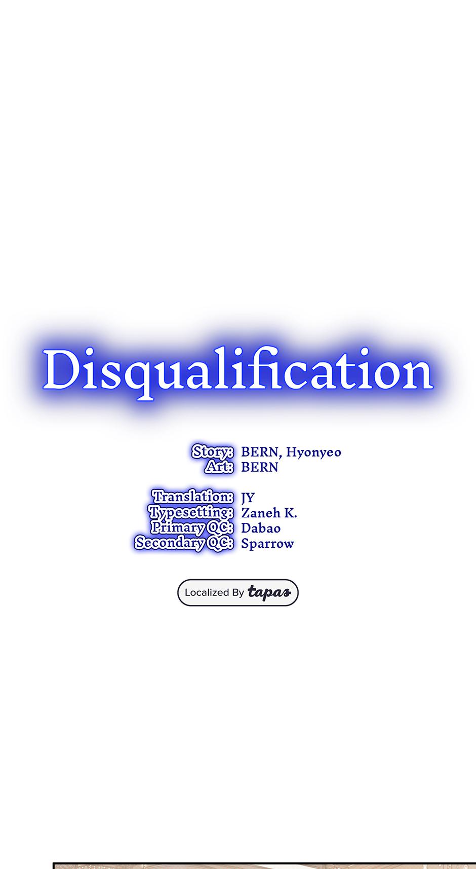 Reasons For Disqualification - Chapter 24