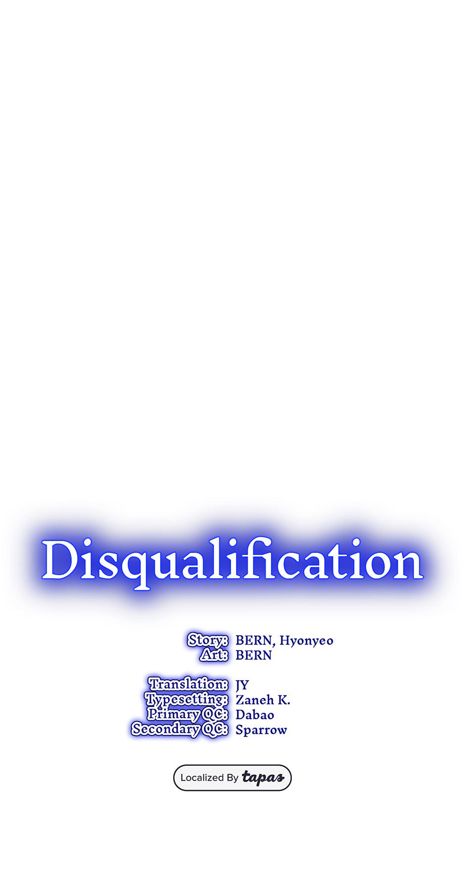 Reasons For Disqualification - Chapter 12